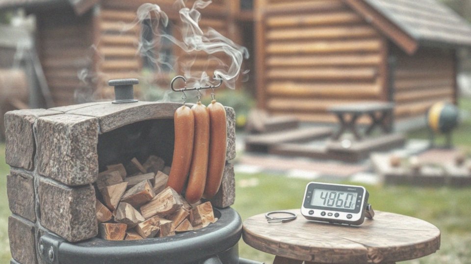Jaka jest temperatura i czas wędzenia kiełbasy na gorąco?