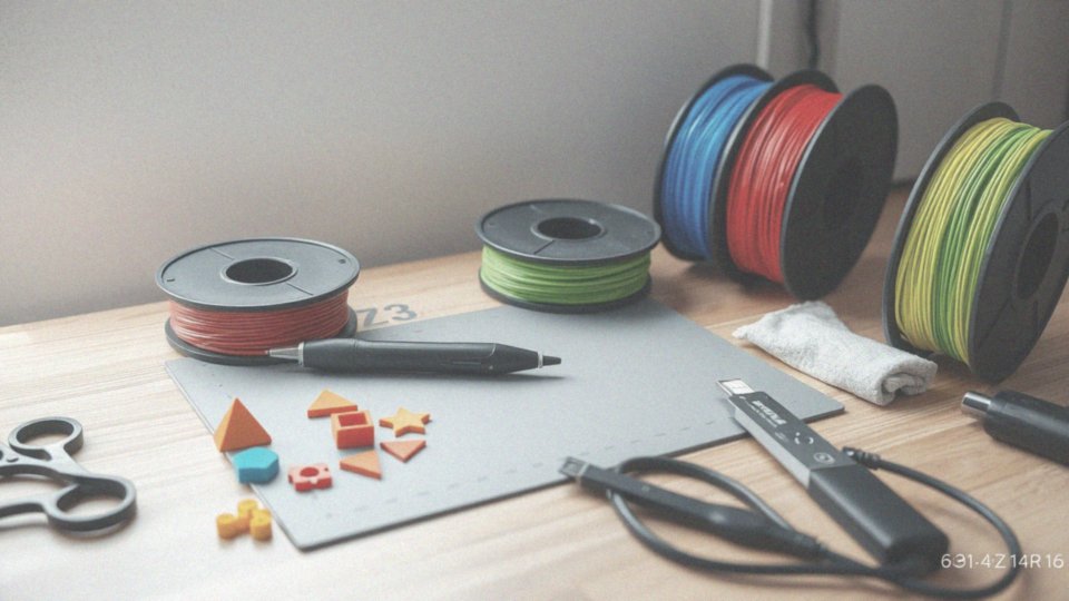 Jakie akcesoria warto mieć przy piórze 3D?