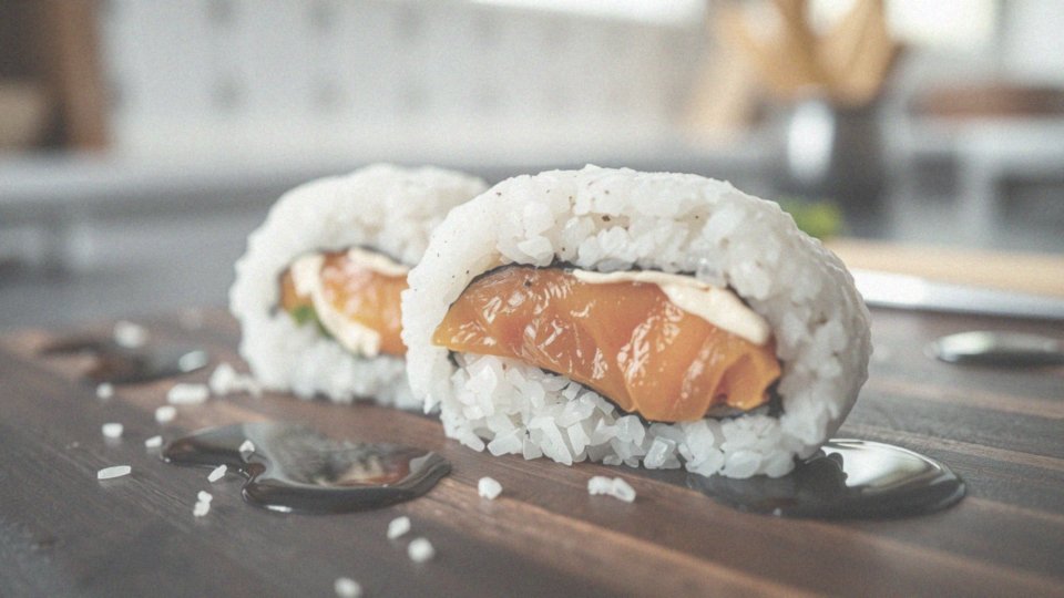 Jak serek wpływa na strukturę sushi?
