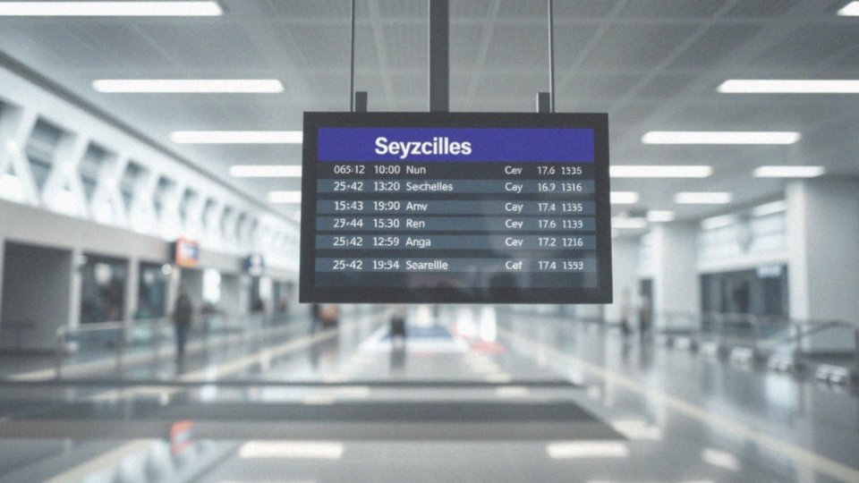 Co wpływa na czas trwania lotu na Seszele?