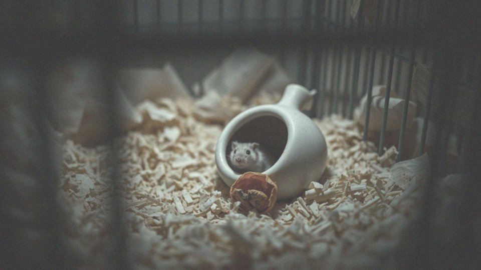 Jakie są zmiany w zachowaniu chomika pod koniec życia?