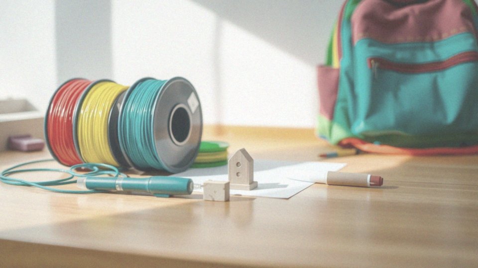 Jakie filamenty są używane w piórze 3D dla dzieci?