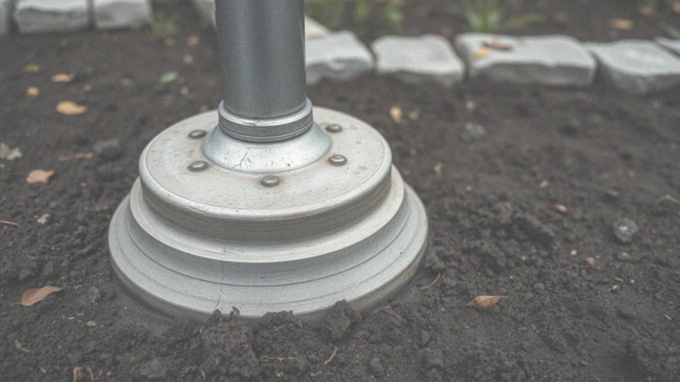 Jak zabetonowanie wpływa na stabilność kotwy do lampy ogrodowej?